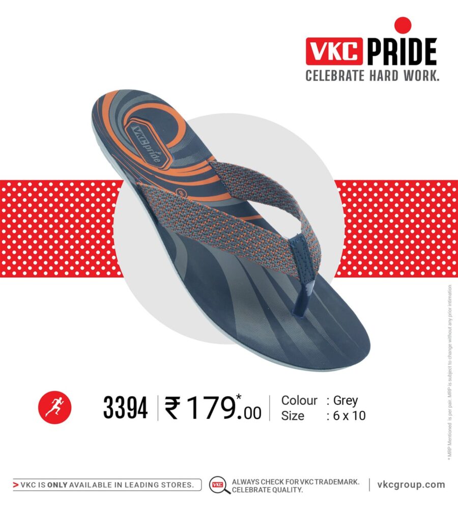 Vkc Pride V Shape Chappal, HD Png Download , Transparent Png Image - PNGitem